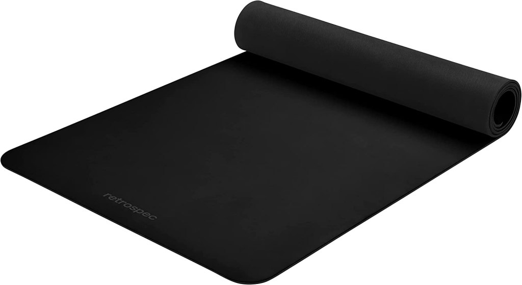 black yoga mat for dad on father's day