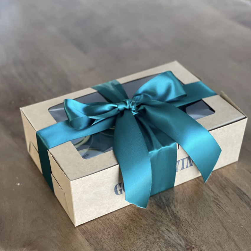 Goodie Living Holiday Candle Gift Set of 6 | Hand-Poured 4oz Clean Candles in Eco-Friendly Gold Tins | Perfect for Friends & Family