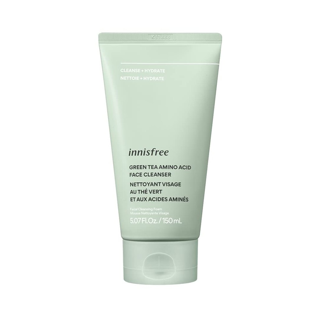 face cleansers: green tube
