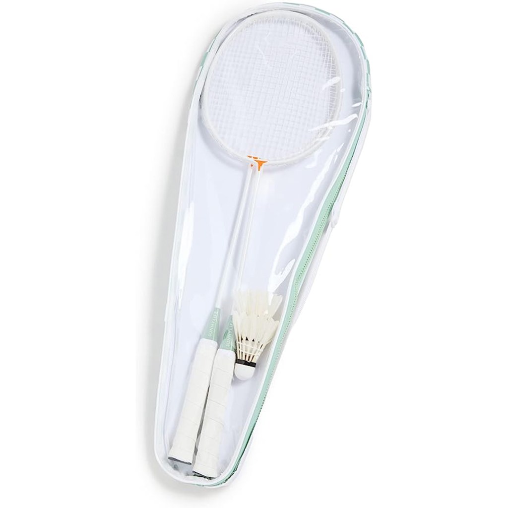 outdoor games white badminton set
