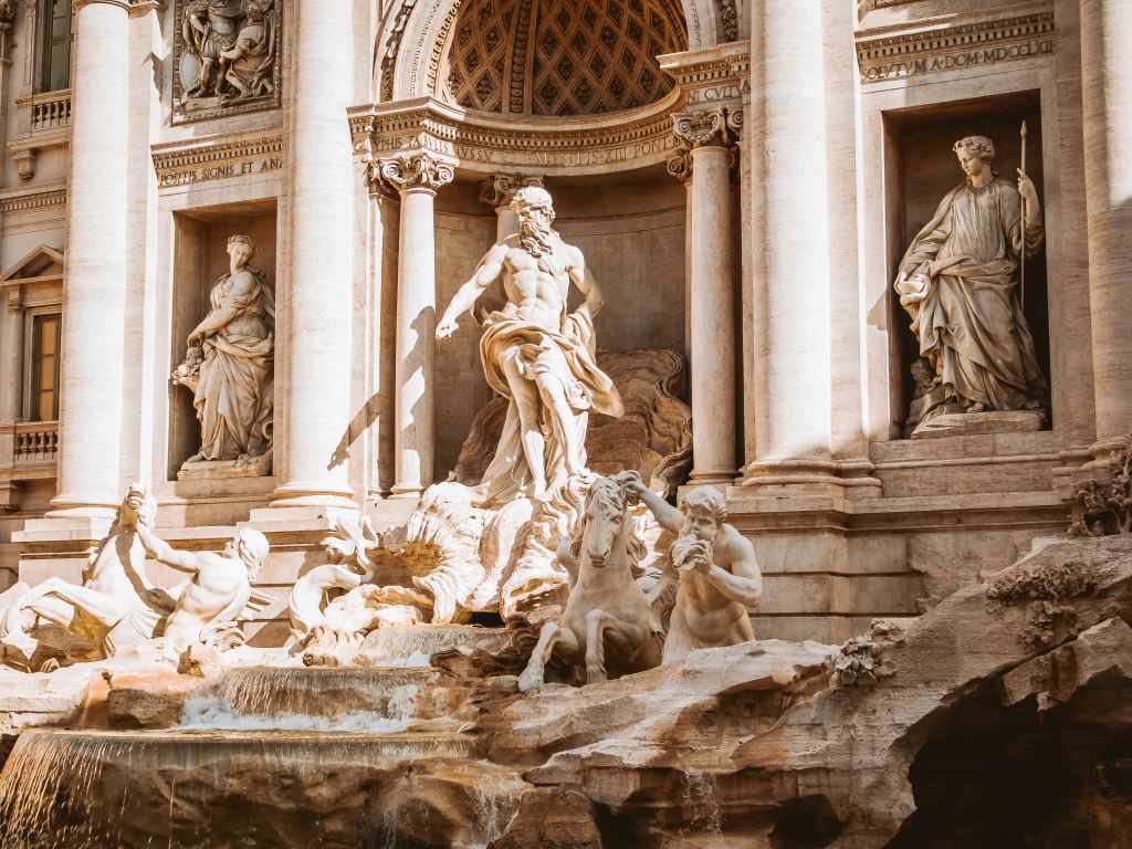 astrology beginnings: Trevi Fountain, Rome


