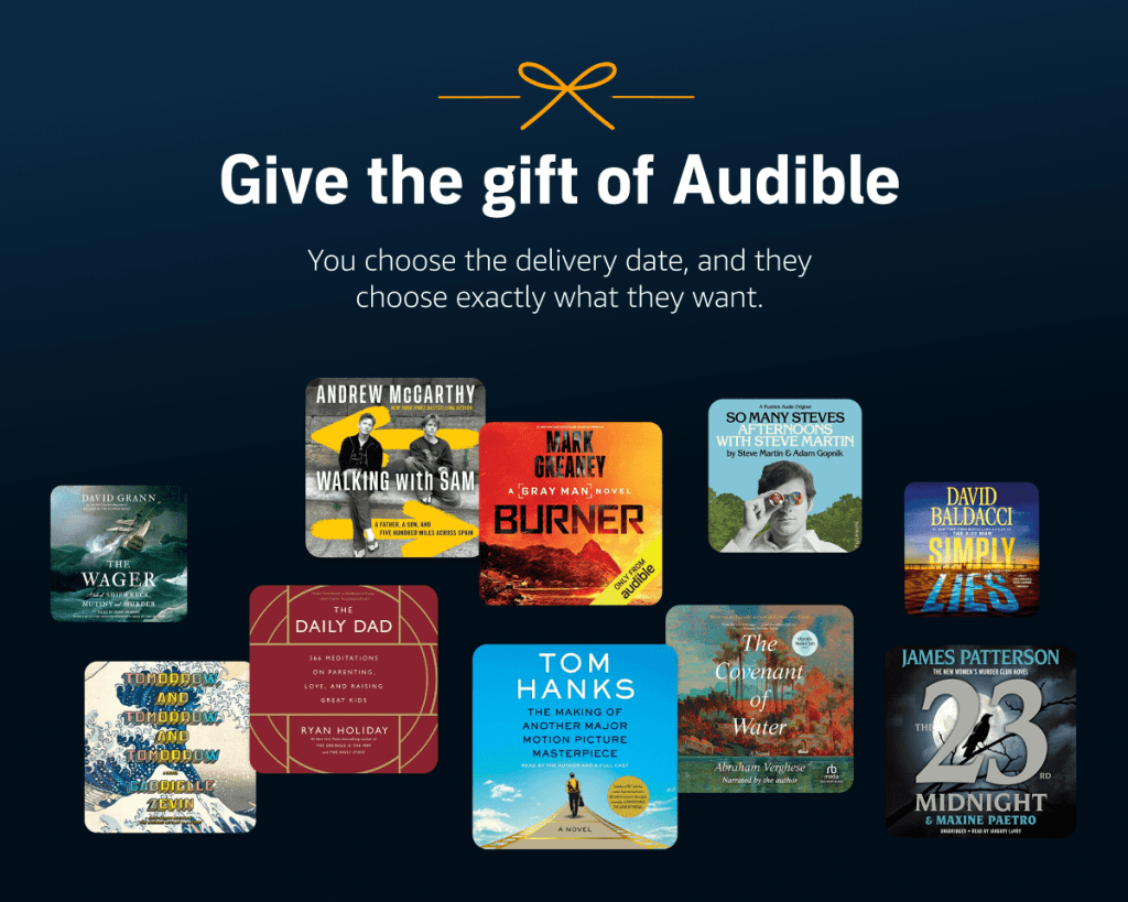 gifts for grandma : audible membership