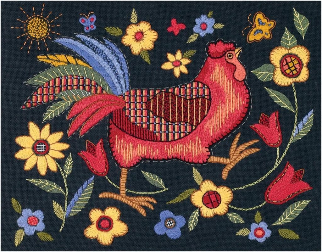 arts and crafts gifts : crewel embroidery set