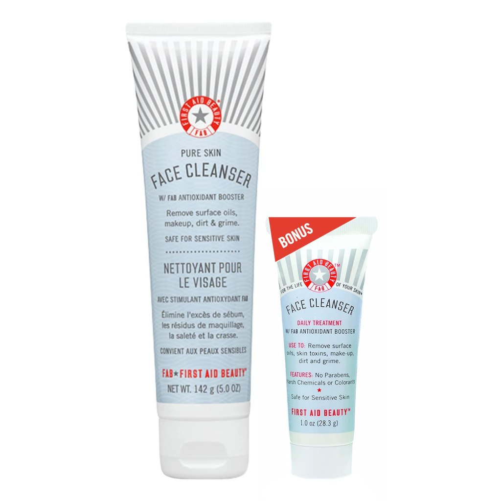face cleansers: first aid tube