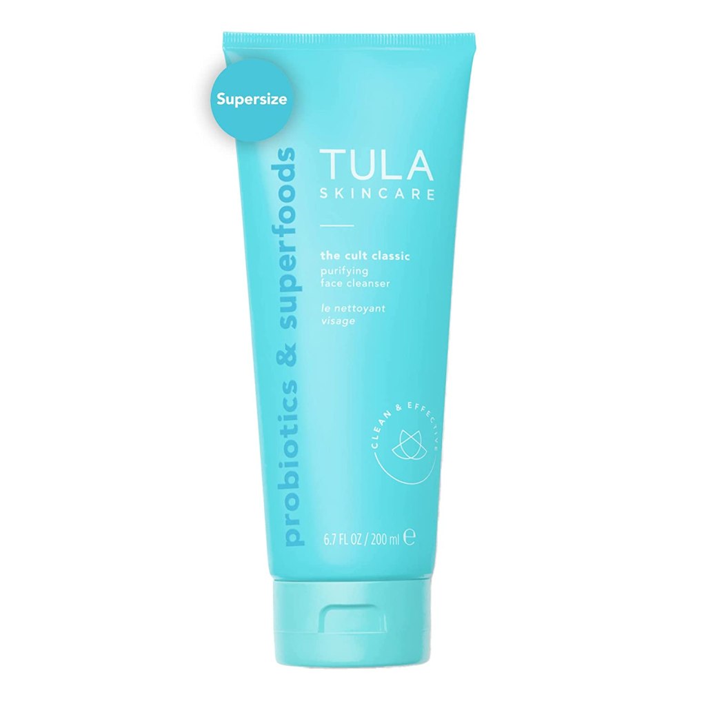 face cleansers: blue tube
