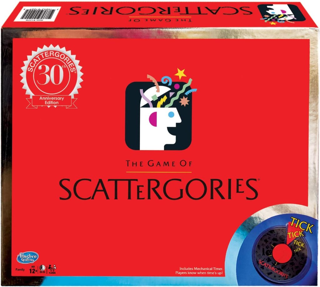 scattergories game in red box 30th anniversary edition
