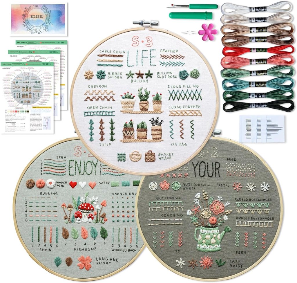 arts and crafts gifts : embroidery set