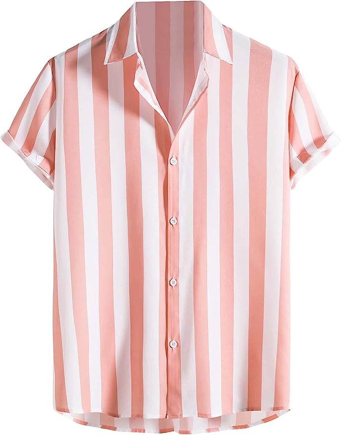barbie ken doll pink and white stripes shirt 
